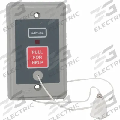 CREST HEALTHCARE SUPPLY Pullcord Station: 2 3/4 in Overall Wd - Call Stations