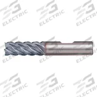 CLEVELAND Square End Mill: Carbide, 5 Flute, 3/8" Mill Dia, 1/2" LOC, 2" OAL (MPN C60434)