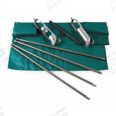AMS Soil Auger Kit: Stainless Steel, 3 1/4 in Overall Dia, 4 ft Overall Lg - Soil Auger Kits