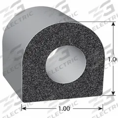 TRIM LOK INC Seal: D-Shaped, Self-Adhesive Mounting, High-Strength, EPDM, 25 ft Overall Lg, Black (MPN X1678BT-25). Key specifications — Color: Black; Mounting Style: Self-Adhesive; Seal Shape: D-Shaped; Brand: TRIM LOK INC; Material: EPDM; Adhesive Bond: High-Strength.