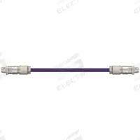 READYCABLE Ethernet Cable: Cat6a, M12 Male Straight x M12 Male Straight, 95 ft Lg, PUR, Purple, X (MPN CAT9441010-95). Key specifications — Brand: READYCABLE; Cable Jacket Color: Purple; End 1 Coding: X; End 2 Coding: X; Performance Category: Cat6a.
