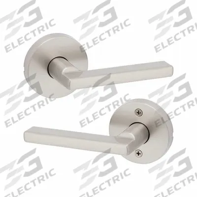 KWIKSET Door Lever Lockset: Passage Lever Locksets/Storeroom Lever Locksets, Nickel