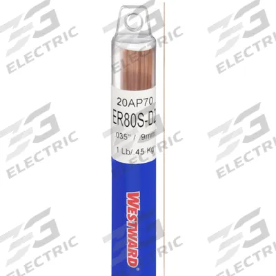 WESTWARD Welding Rod: Low-Alloy Steel, ER80S-D2, 0.035 in x 36 in - ER80S-D2 TIG Welding Rods