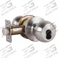 ARROW Door Lockset: Classroom Knob Locksets, Stainless Steel, Interchangeable Core, ADA Compliant (MPN RK17BD 32D IC). Key specifications — Lockset Style: Ball.