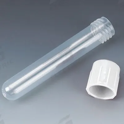 GLOBE SCIENTIFIC Test Tube: Test Tube, Polypropylene, 5 mL Capacity - mL - Plastic Culture Tubes