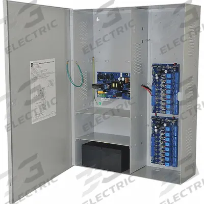 ALTRONIX Power Supply 16Fuse 12VDC Or 24VDC @ 5.5A: Power Supply - Power Supply Boards with Enclosures