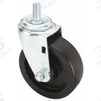 APPROVED VENDOR Stem Caster: Swivel, 4 in Wheel Dia., 1 1/4 in Wheel Wd, Polyolefin, 1 in Stem Lg (MPN 32J876). Key specifications — Brand: APPROVED VENDOR; Thread Size: 1/2"-13; Roll Up: Swivel.