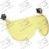 3M Hard Hat Visor: Amber Lens Color, Anti-Fog/Scratch-Resistant, Mounting Hardware Mounting (MPN X5-SV03). Key specifications — Lens Color: Amber; Mounting Style: Mounting Hardware; Frame Color: Amber.