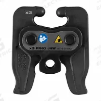 MILWAUKEE Press Jaw: 1 1/4 in/1 in Pipe, Copper/Iron, For CTS-V/IPS-P Press, Compact Tool Types (MPN 49-16-2459X3). Key specifications — attr518763: 1-1/4 in; 1 in; attr518773: Jaw; attr537224: 1/2 in - 1-1/4 in CTS; attr518762: Iron; attr518771: Steel; attr518761: IPS-P Press; attr518760: MILWAUKEE.