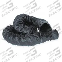 AIR SYSTEMS INTERNATIONAL Conductive Ventilation Kit: 8 in Dia, 15 ft Lg, Black, Vinyl Polyester (MPN SVH-CND815). Key specifications — Material: Vinyl Polyester; Standards: OSHA 1910.146; Color: Black; For Use With: Explosive or Potentially Explosive Environments; Includes: Cuff; Conductive Material Construction: Yes; Brand: AIR SYSTEMS INTERNATIONAL.