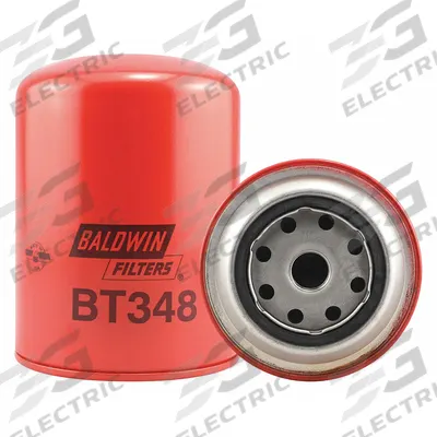 BALDWIN FILTERS Oil Filter: BT348, 3/4"-16 Thread Size, 5 13/16 in Overall Ht - Spin-On Oil Filters
