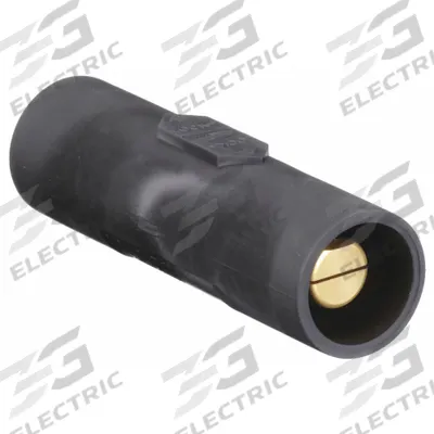 HUBBELL Gender Reversing Connector: Male-Male, Black, 600V AC/600V DC, 400 A - Female-to-Male Reversing Adapters