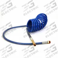 VELVAC Tubing: Blue, Service, 1/2 in OD, 15 ft Lg (MPN 022641). Key specifications — Coiled Air Tube Application: Service; Color: Blue; Brand: VELVAC.