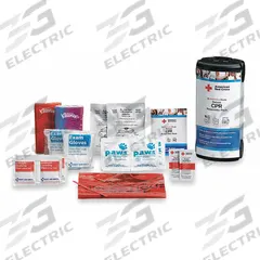 FIRST AID ONLY CPR Responder Pack: 1 People Served, Adult, Reusable, Box Case Type (MPN RC-642). Key specifications — Disposability: Reusable; Case Type: Box; Includes: Nitrile Gloves; Case Material: Plastic; Brand: FIRST AID ONLY; Patient Type: Adult; Product Type: CPR Responder Pack.