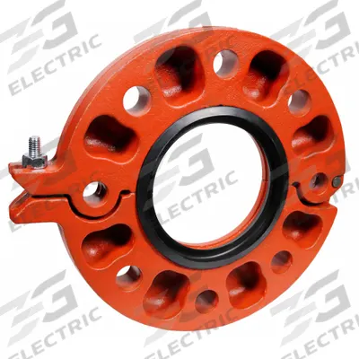 GRUVLOK Metal Pipe Flange: Flange, 2 in, Ductile Iron, EPDM Seal - Grooved Pipe Flanges