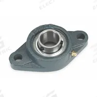 DAYTON 2 Bolt Flange Bearing: Radial Ball, 15/16 in Bore, Cast Iron, Set Screws, 4 7/8 in Lg, 52100 (MPN 3FDA9). Key specifications — Bore Type: Cylindrical; Brand: DAYTON; Lubricant Material: Chevron SRI 2; Mounting Bolt Size: 7/16 in; Split Housing: Not Split; System of Measurement: Inch.