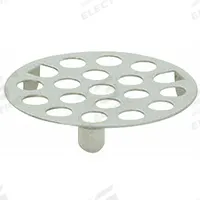 APPROVED VENDOR Strainer: 1 7/8 in Overall Dia, 1 7/8 in Overall Ht, Steel, Silver, Snap-In (MPN 30073). Key specifications — Material: Steel; Color: Silver; Connection Type: Snap-In; Brand: APPROVED VENDOR; Application: Sink Drain.