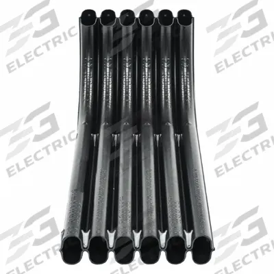 EZ ROUTE Routing System: Plastic, 6 Channels, For 1/2 in_5/8 in Tube Outside Dia - Routing Supports for PEX Tubing