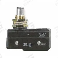 OMRON Snap Action Switch: Plunger Actuator, 1NO/1NC, Solder (MPN A-20GQ). Key specifications — AC Contact Rating: 20 A @ 480 V; Electrical Connection: Solder; Series: A; Brand: OMRON.
