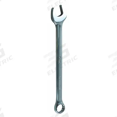 KTI Combination Wrench: Alloy Steel, Chrome, 29 mm Head Size, 15 1/2 in Overall Lg - Metric 12-Point Combination Wrenches