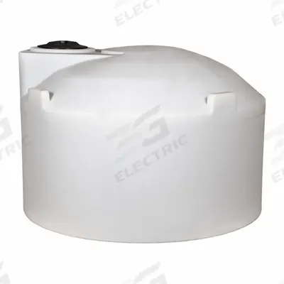 BUYERS PRODUCTS Storage Tank: Single Wall, Vertical, 550 gal, Open Top, 3/16 in Wall Thick - Domed Horizontal Liquid Storage Tanks