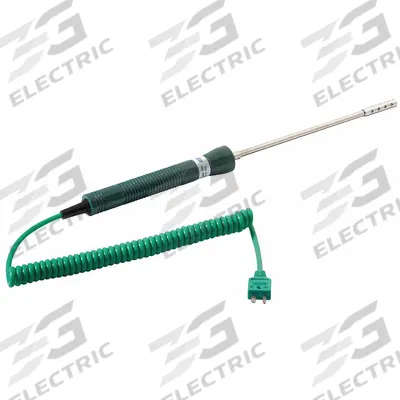 WOHLER Flue Gas Temperature Probe: 0°F to 1,652°F /-17°C to 900°C, ±0.3% Accuracy - Thermocouples for Gas Applications