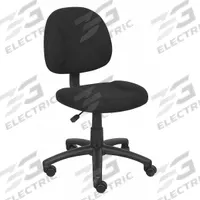 BOSS Office Chair: Black, Fabric Material, 14 1/2 in Back Ht, 18 1/2 in Seat Wd, 17 in Seat Dp (MPN B315-BK). Key specifications — attr982877: Black; attr982913: Yes; attr982865: Black; attr982870: BOSS; attr982901: Black.
