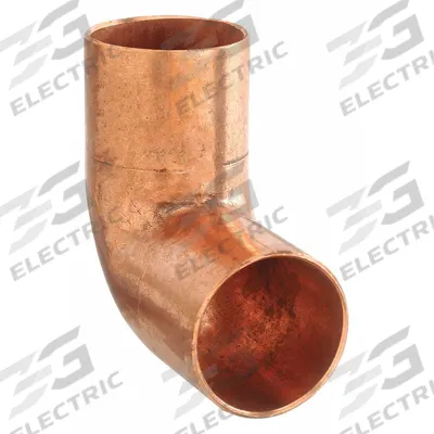 NIBCO Sweat Fitting Elbow: 1 1/4 in CTS x 1 1/4 in CTS, FTG x FTG, Wrot Copper (MPN 60722-11/4) - Wrot Copper Tube Fittings