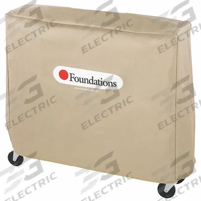 FOUNDATIONS Crib Cover: 54 in Overall Lg, 14 in Overall Wd, 34 in Overall Ht, Nylon - Crib Covers
