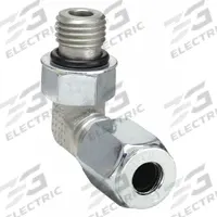 PARKER Compression Fitting Elbow: 1/4 in OD x 1/4 in Pipe Size, 7/16-20 Thread Size, Steel (MPN 4 C5BU-S). Key specifications — Brand: PARKER; Series: Ferulok.