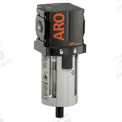 ARO Pneumatic Oil Filter: Coalescing, 1/4 in NPT, 0.3 micron, 73 cfm, 250 psi Max Op Pressure, 1500 (MPN F35221-310). Key specifications — attr110055: 1500; attr110008: ARO.