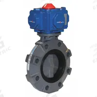 HAYWARD Butterfly Valve: For Fluids/Water Media, 80 psi Actuator Air Pressure - Max, Air to Spring (MPN PCSBYV114EA9). Key specifications — Brand: HAYWARD; Pilot Solenoid Voltage: 115V AC.