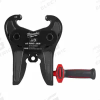 MILWAUKEE Ring Jaw: 2-1/2 in - 4 in Pipe, Copper, Black Iron, Stainless Steel, Extended Tool Types (MPN 49-16-2659X6). Key specifications — attr518763: 2-1/2 in - 4 in; attr518773: Adapter Jaw; attr518762: Copper, Black Iron, Stainless Steel; attr518771: Steel; attr518761: NIBCO; attr518760: MILWAUKEE.