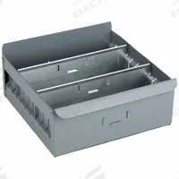 APPROVED VENDOR Drawer Bin: 11 in Overall Lg, 11 1/8 in x 4 1/2 in, Gray, Not Stacking Capable (MPN BX-1112). Key specifications — Stackable: Not Stacking Capable; Brand: APPROVED VENDOR; Includes Dividers: Dividers Included.