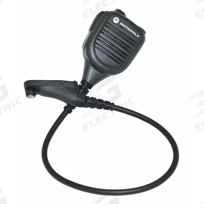 MOTOROLA Speaker Microphone: Fits Motorola, For XPR 6000 Series, 3.5 mm Jack, 18 in Cord - Motorola-Compatible Microphones & Speakers