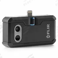FLIR IR Smart Phone Adapter: -4°F to 752°F, 55° x 43°, 32°F Min Op Temp °F, 95°F Max Op Temp °F, Adj (MPN FLIR ONE PRO-iOS). Key specifications — Brand: FLIR; Infrared Resolution: 160 x 120; Emissivity Adjustability: Adjustable; Field of View: 55° x 43°.