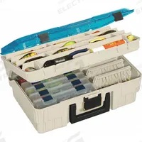 PLANO MOLDING Small Parts Storage System: 17 5/8 in x 12 in x 7 3/8 in, Beige/Blue, 20 Adj Dividers (MPN 135010). Key specifications — ESD Conductive: Not Electrostatic Discharge Conductive; Color: Beige/Blue; Brand: PLANO MOLDING; Material: Plastic.