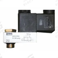 PARKER Air Pilot Valve: 24V DC, U131B02NDAB