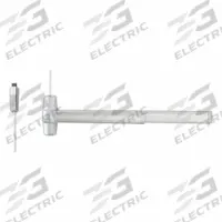 VON DUPRIN Exit Device: Chrome (MPN QEL9827EO-F 4 26D LBR). Key specifications — attr1011838: Gray; attr1011860: Exit Device; attr1024138: Not Ligature-Resistant; attr1011837: VON DUPRIN; attr1011847: Surface Vertical Rod; attr1011858: Lever; attr1024139: Touchbar; attr1011835: No.
