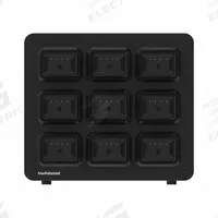 KWIKBOOST Device Charging Station: 1 yr Limited Warranty, 13 1/2 in Overall Ht, 15 in Overall Wd (MPN KBEP-BASE9). Key specifications — attr114785: 1 yr Limited Warranty; attr117154: KWIKBOOST; attr114784: Recharges (9) EdgePower Rechargeable Batteries in 2 hrs.