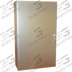 HAMMOND Electrical Enclosure: Stainless Steel, 60 in x 36 in x 16 in, NEMA 12/13/3R/4/4X, Hinged (MPN HW603616SSHK). Key specifications — Brand: HAMMOND; Closure Method: Handle; Enclosure Material: Stainless Steel.