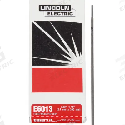 LINCOLN ELECTRIC Stick Electrode: Carbon Steel, E6013, 3/32 in x 12 in, 5 lb - Electrodes for Sheet Metal Welding with Low Amperage