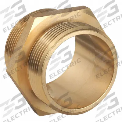 MOON AMERICAN Fire Hose Adapter: 2 1/2 in Compatible Pipe Size, NPT x NPSH, Straight - Brass Rigid Fire Hydrant & Standpipe Adapters
