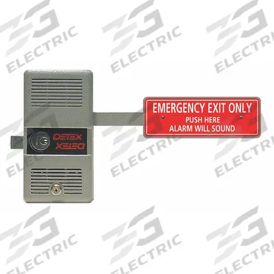 DETEX Exit Device: 20 in Max Door Wd - Rim Push Bars