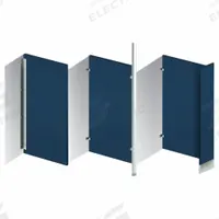 ASI GLOBAL Urinal Screen: Plastic Polymer, Blue, 48 in Ht, 24 in Wd, 1 in Thick (MPN 40-90824802-9509). Key specifications — Brand: ASI GLOBAL PARTITIONS; Color: Blue.