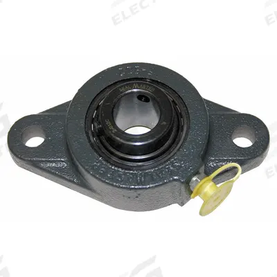SEALMASTER 2 Bolt Flange Bearing: Radial Ball, 5/8 in Bore, Cast Iron, Set Screws - General Purpose Flange-Mount Ball Bearings