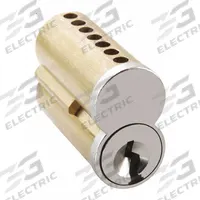 DORMAKABA Interchangeable Core Cylinder: Cylindrical, Interchangeable Core, Uncombinated, Chrome (MPN 7CS7BA1626). Key specifications — Brand: DORMAKABA; Lock Assembly Type: Cylindrical; Cylinder Core Type: Interchangeable Core Cylinder; Number of Pins: 7.