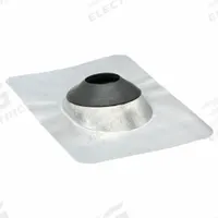 15"H 15"W Steel Roof Vent Pipe Flashing: For Pitched Roof, Rectangular Base, For 1 Pipes, Steel (MPN 11879). Key specifications — Top Opening: Open; Material - Collar: Rubber; Brand: OATEY.