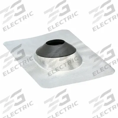 OATEY 15"H 15"W Steel Roof Vent Pipe Flashing: For Pitched Roof, Rectangular Base - Rectangular-Base Boots