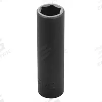 PROTO Impact Socket: 3/8 in Drive Size, SAE, 1/2 in Socket Size, 6-Point, Deep, 1 3/4 in Overall Lg (MPN J7716HT). Key specifications — attr1215501: PROTO; attr1215515: Black Oxide; attr1215518: 1/2 in.